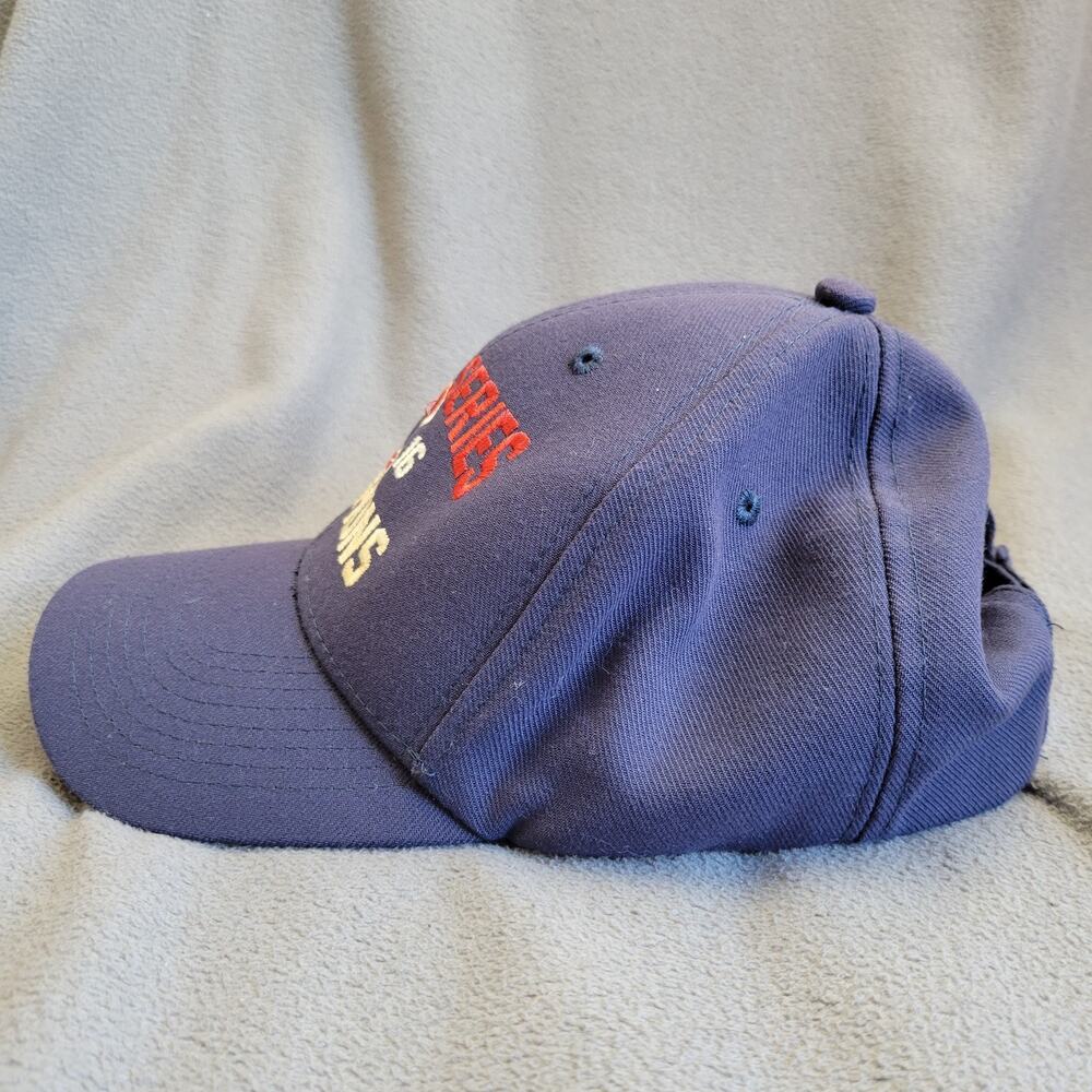 CHICAGO CUBS Hat Cap Blue 2016 World Series Champions Logo Adjustable Embroidere - Picture 2 of 8
